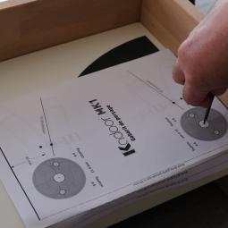 Réalisation gabarit de perçage